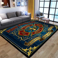 Fire Fighter Art 3D Print Carpets For Living Room Bedroom Decor Home Soft Flannel Non-slip Area Rug Kids Play Crawling Floor Mat