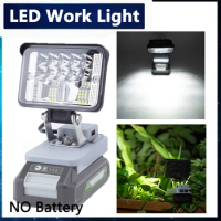 Portable Wireless LED Work Light For Greenworks 24V Lithium Battery Lighting Outdoor Wireless w/USB Compatible