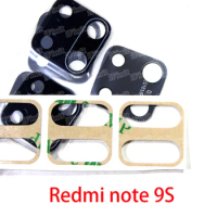 1-10 sets NEW Camera Lens For xiaomi redmi Note 9S 10S Note 9 pro 10 Camera Glass Cover With Adhesive Sticker Repair Parts
