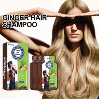 2024 Ginger Plant Extract Anti-Hair Loss Hair Shampoo Anti Shampoo Deep Hair Natural Nourishment Ingredients Loss K1U4