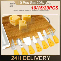 10/15/20PCS Butter Knife Multi-function Fashion Unique Cheese And Butter Spreading Knife Spatula -autumn Festival