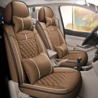 Full Set Four Season Universal Car Seat Covers For BMW E46 Hyundai Celta Mercedes W202 Renault Kangoo Toyota Aygo Accessories