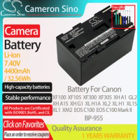 CameronSino Battery for Canon XF100 XF105 XF300 XF305 GL2 XH A1 XH A1S XH G1 XL2 XL H1A XL H1 fits Canon BP-955 camera battery