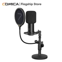 7Ryms AX100D Cardioid XLR Microphone with Desk Stand Shock Mount for 7Caster SE2