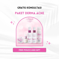 Marwah Skincare Paket Derma Acne | Perawatan Anti Jerawat dan Bruntusan