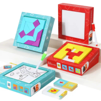 【Jigsaw】兒童百變俄羅斯方塊七巧板積木益智玩具(教具/兒童禮物)
