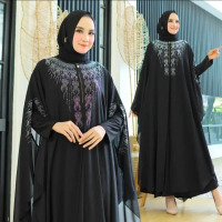 GAMIS ABAYA TURKEY ORIGINAL WANITA DEWASA WARNA JERSY SUPER MIX CERUTY JUMBO SIZE M L XL XXL KEBAYA 