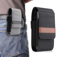 For ZTE nubia Z60 Ultra Z50S Z40 Pro Double Layers Flip Wallet Case Phone Bag For Blade V50S V70 Pro Cover Belt Card Waist Pouch