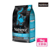 【Nutrience 紐崔斯】黑鑽頂極無穀貓+凍乾系列7種魚-5kg(成貓飼料、全齡貓飼料、添加肉塊、WDJ)