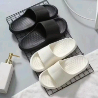 Sandal Slop Korea Style / Sandal Pria & Wanita Polos / Sandal Pria Slip On Anti Slip Phylon Sendal
