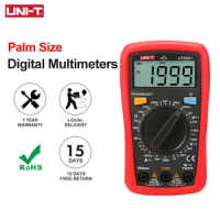 UNI-T Digital Multimeter UT33D+ UT33C+ UT33B+ UT33A+ Palm Size Multimeters DC AC voltmeter Resistanc