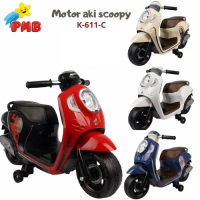 MAINAN MOTOR AKI ANAK AKI LISTRIK PMB HONDA SCOOPY PCX K611C K612C - SCOOPY, Abu-abu