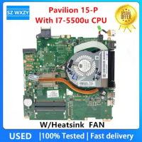 USED For HP Pavilion 15-P Laptop Motherboard With SR23W I7-5500u CPU 799547-501 799547-001 DAY11AMB6F0 100% Tested Fast Ship