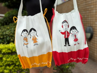 現貨 niko and … 櫻桃小丸子 聯名 雙色百褶包 百褶包 側背包 7-11 711 已拆封確認款式 可接受再下單