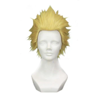 Archer Gilgamesh Cosplay Wig Fate/stay Night Golden Fluffy Short Heat-resistant Hair Fate/zero Anime Costume Role Play Wigs