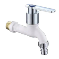 Garden Irrigation Hose Fitting Pipe Faucet Kitchen Bathroom Washing Machine Faucet 1/2 Inch Male Plastic Faucet