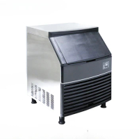 Ice maker 127KG commercial milk tea shop integrated air-cooled bar fully automatic square ice large