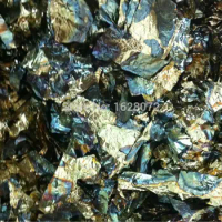 100G green variegated gold Flake leaf in good quality