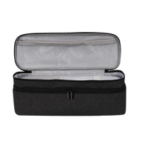 1 PCS Travel Carrying Case 2-Layer Black For Revlon One-Step Hair Dryer Brush/Volumizer/Styler/Hot Tools, For Hair Sensation Pro