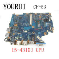 For Panasonic Toughbook CF-53 MK4 cf-53mk4k main Laptop Motherboard with I5-4310U CPU DFUP2384ZC mainboard full test