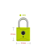 Smart fingerprint lock Door lock USB charging padlock fast unlock metal self-developed chip fingerprint lock