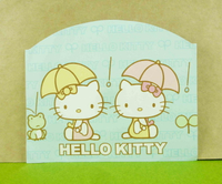 【震撼精品百貨】Hello Kitty 凱蒂貓 造型卡片-藍青蛙 震撼日式精品百貨