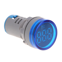 Meter Frekuensi, Saiz Padat, Paparan LED Besar, untuk Meter Penguji Hertz, Julat Pengukuran 20-75Hz