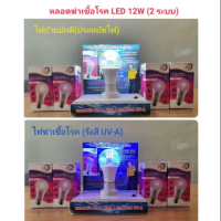 หลอดไฟ หลอดฆ่าเชื้อโรค UV-A 12W (2 ระบบ)ให้แสงสว่างปกติ/เปิดฆ่าเชื้อโรค