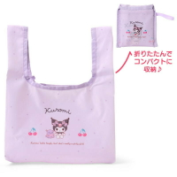 asdfkitty*庫洛米櫻桃 可折疊收納輕量購物袋 手提袋 收納袋 置物袋-日本正版商品