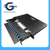 Global OTB 12 Core Type Siding Lengkap Adapter Pigtail Rackmounted Besi SC Ideal untuk Data Center d