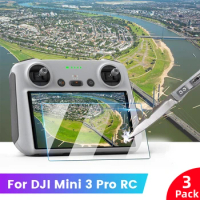 For DJI Mini 3 Pro (DJI RC) Screen Protector HD Tempered Glass Protective Film For DJI Mini 3Pro Remote Controller Accessories