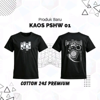 Kaos PSHW 01 Cotton 24s Tebal & Adem Baju Pria Combed Premium Quality