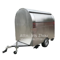 4 water sinks USA standard customized mobile kitchen churros caravan coffee cart, cold food truck used frozen food cart