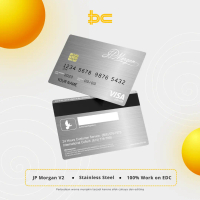 Custom Metal ATM Debit Credit Card (Bukan Skin Card) - JP Morgan V2