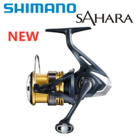 New Original SHIMANO SAHARA C2000S C2000SHG 2500SHG Shallow Spool 500 1000 2500 3000 4000 5000 Saltwater Spinning Fishing Reel