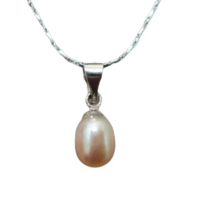 【小樂珠寶】就是極簡風天然淡水珍珠養珠項鍊(被愛戀戀愛情好簡單)