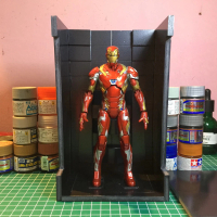 Hall of armor HOA Ironman marvel legends, Hangar ironman