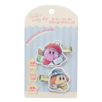 ของแท้พร้อมส่งกิ๊บคู่ kirby กิ๊บติดผม Acrylic Hair Clips Size: 40 x 40 x 5 mm. กิ๊บติดผมอะคริลิก