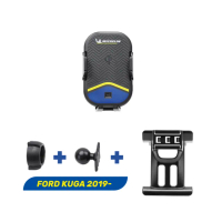 【Michelin 米其林】FORD 福特 KUGA 2019- 專用ML99無線充手機架(QI認證 感應自動開合 峰值15W)