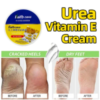 Anti Crack Drying Foot Cream Cracked Feet Repair Heel Cracking Hand Dead Skin Removal Urea Vitamin E Mask Moisturizing Care 120g
