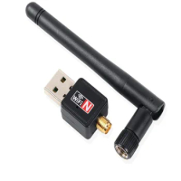 USB Wifi Adapter 2dbi 150Mbps Wi fi Adapter 2.4 ghz Antenna USB Ethernet PC Wi-Fi Adapter Lan Wifi Dongle AC Wifi Receiver