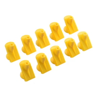 FOR Mercedes-Benz Smart Underbody Fastening Cladding Clips 10 Engine Floor Guard Parts Replacement Yellow 10pcs