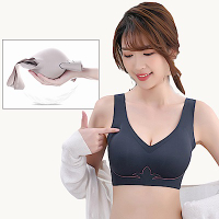 日本3D黑金石墨烯無痕抗敏乳膠運動內衣(4件組)