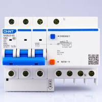CHNT CHINT NXBLE-63 3P+N 6A 10A 16A 20A 25A 32A 40A 50A 63A RCBO Residual Current Operated Circuit Breaker Protection