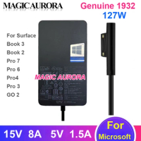 Genuine 15V 8A 127W BOOK3 1932 Laptop Adapter 5V 1.5A For Microsoft Surface Pro X Pro 7 Pro 6 Pro 4 Pro 3 GO 2 BOOK 2 Charger