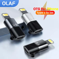 Olaf OTG Adapter for iOS Lightning Male to Type C Female Connector Fast Charging Adapter Converter for iPhone 14 13 12 11 iPad