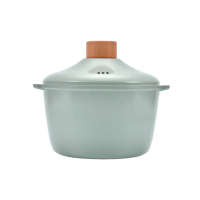 【HAPPYCALL】原野灰強化白陶IH鍛造原木不沾鍋深湯鍋含蓋20cm(電磁爐適用)