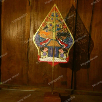 Gunungan wayang kulit mini [Tinggi Gunungan 20cm]