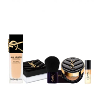 【YSL】官方直營 恆久完美柔霧午夜底妝組(恆久完美持久柔霧蜜粉+午夜粉底)