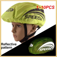 1~10PCS Safety Helmet Cover Oxford Cloth Lightweight Bike Accessories Cycling Helmet Cover Neutral Rain Cover Foldable